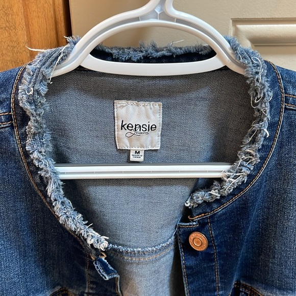 Kensie Jean Jacket Size Medium - Picture 2 of 4